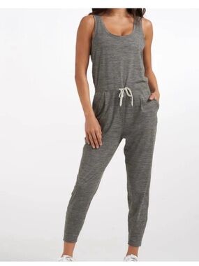 Vuori Gray Athletic Jumpsuit, Size XS
